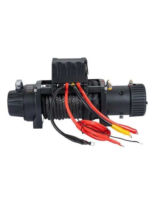 Troliu electric auto EMD Winch 8500lbs (3856kg), 12V, cablu sintetic, 24m, raport 150:1
