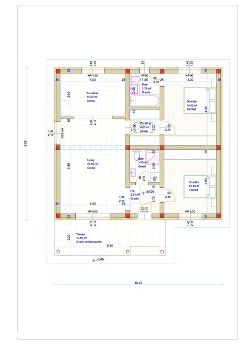 REDUCERE 7 500€ pana pe 10 /04  - la Pădure (Dormitor/Dressing/Baie)