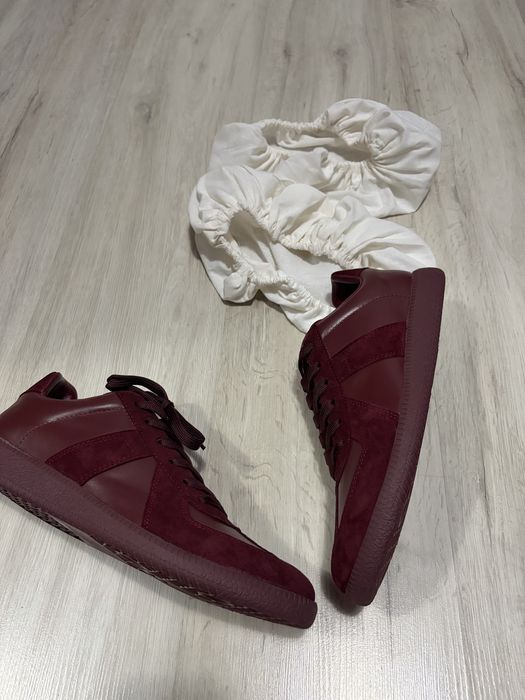 Maison Margiela Gats low burgundy 41