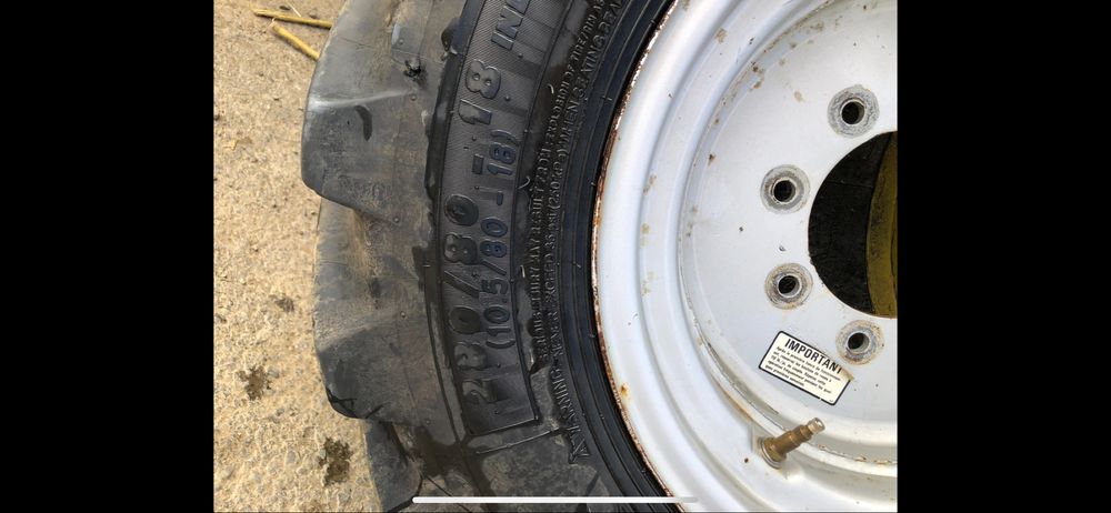 Vand roti 280 80 R18 michelin