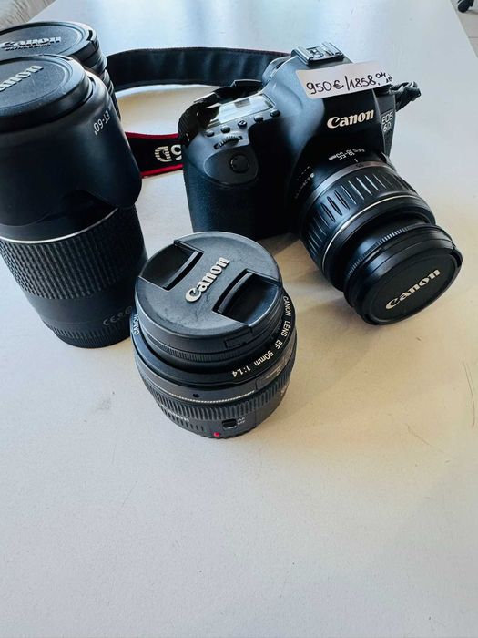 Фотоапарат CANON EOS 6D Mark 2 с четири обектива
