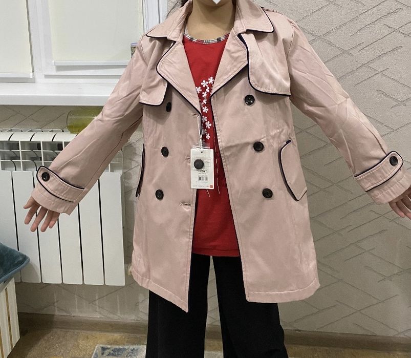 Плащь 12/13 лет , хит шапка