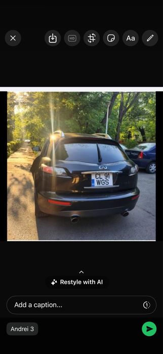 Infiniti FX 35 2007 benzină, 5.000 € — imagine 2