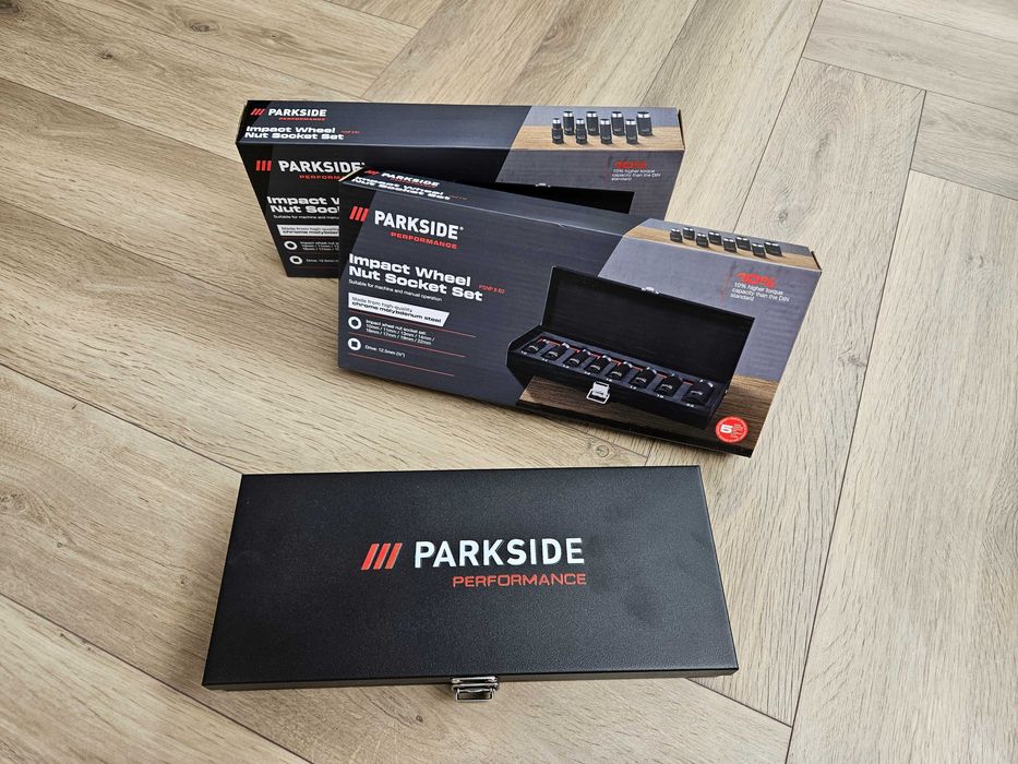 Нов комплект 8бр. ударни вложки 1/2 Parkside Performance PSNP 8 B2