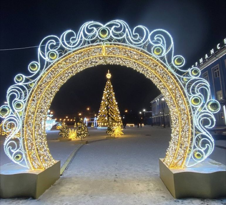 Yangi yil archasi bezatish наводненияя ёлки