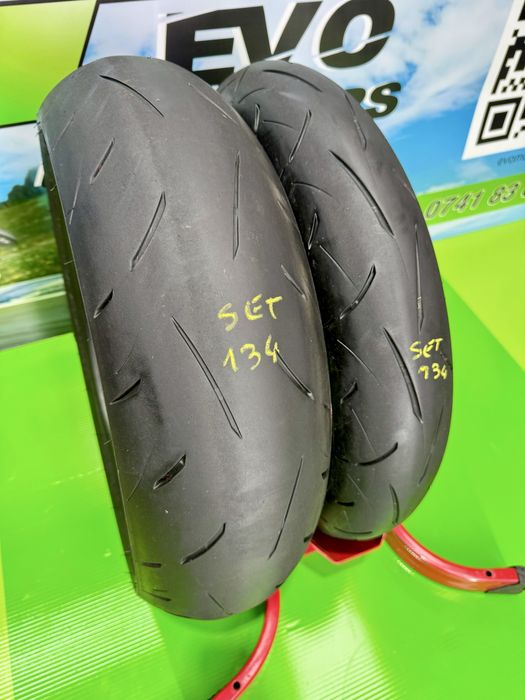 Set Anvelope Moto 2023 Dunlop Roadsport2 Cauciuc Fata spate Set134