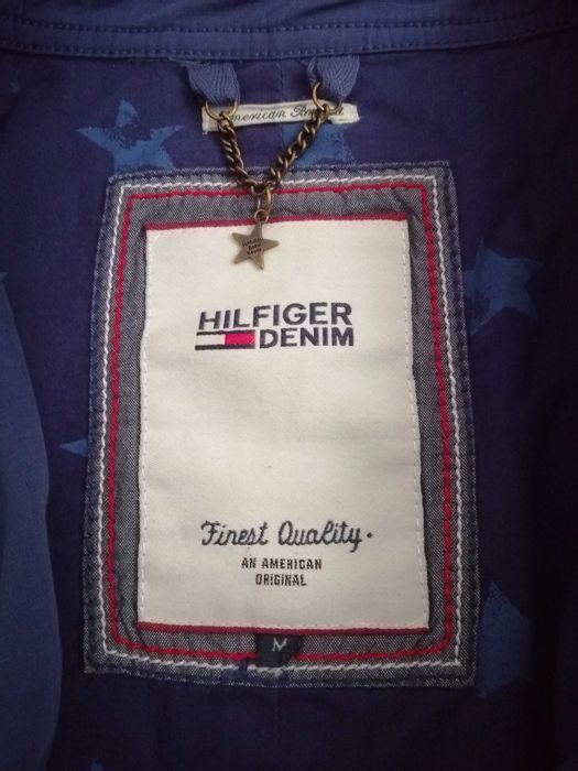 Tommy Hilfiger оригинално дамско преходно яке с колан и пайети р-р M