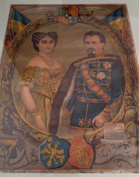 Tablou Alexandru Ioan Cuza si Doamna Elena Cuza | RARITATE
