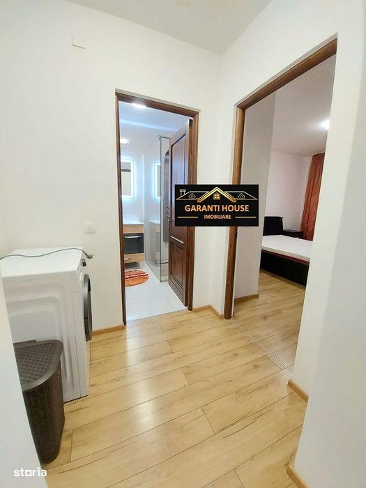 Bloc nou, apartament cu 2 camere + terasa, mobilat, parcare, 330€/Luna