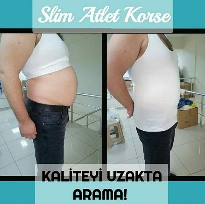 Мужская майка для похудения Турецкий майка Form time oq qora rangi bor