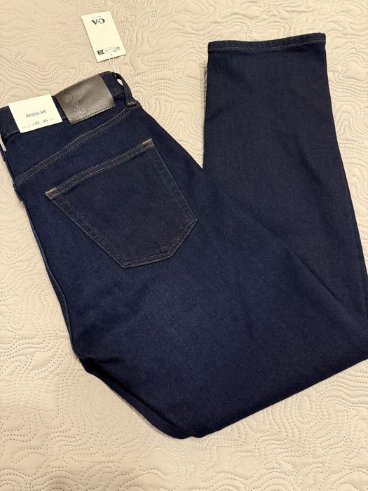 Мъжки тъмно сини дънки C&A нови