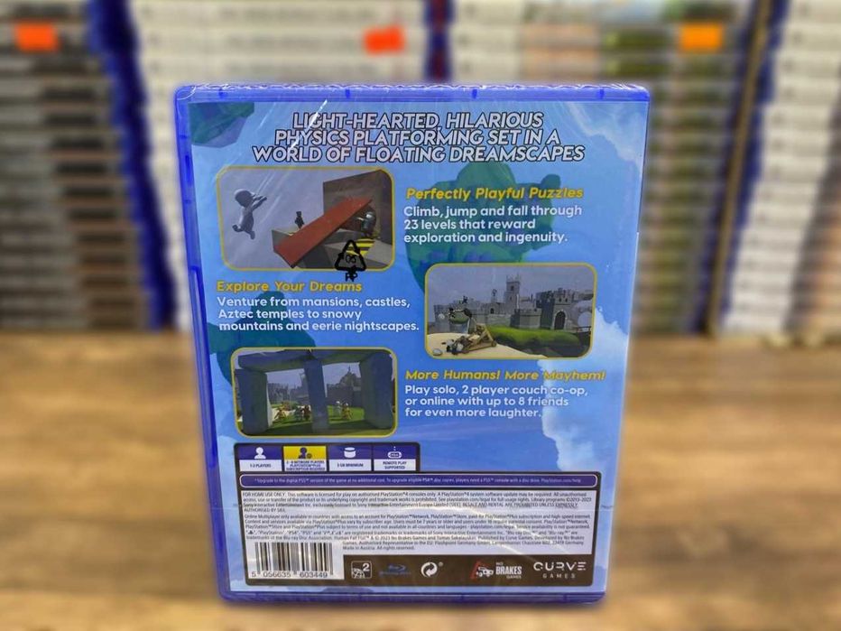Новый Human: Fall Flat Dream Collection PS4/PS5 На Двоих Пс4 Много Игр