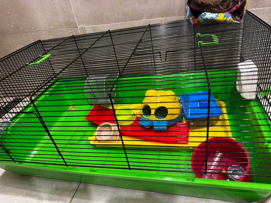 Клетка и домик для хомячков