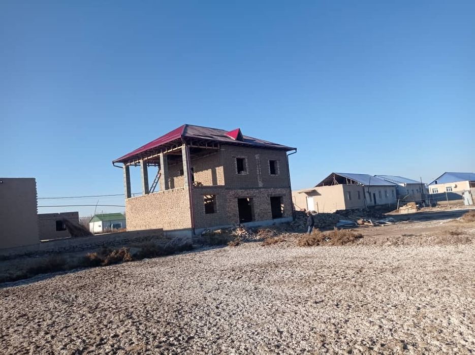 Бессагада шала питкен 2этажлы коттедж сатылады 259млн келисимли