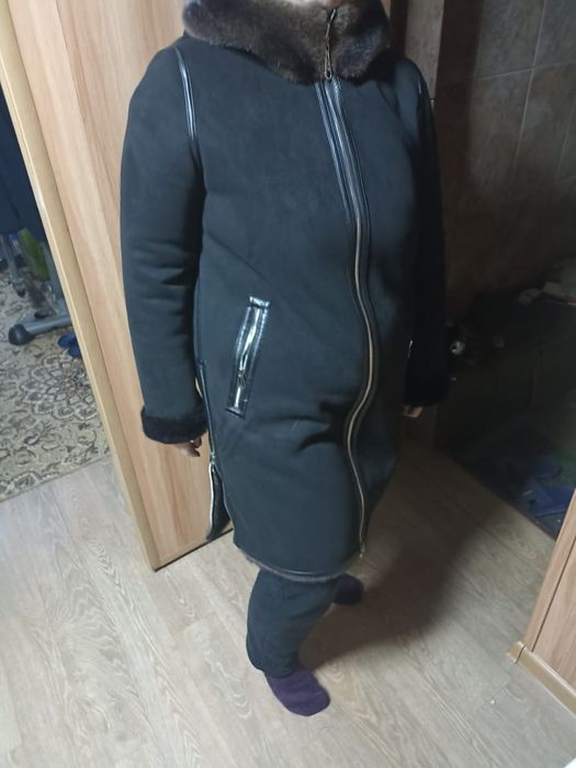 дубленка-шуба двусторонняя (лёгкая)