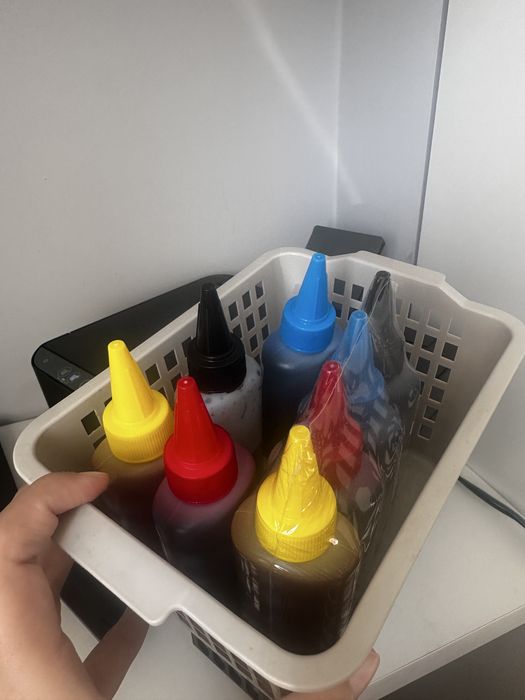 Epson L3200 с краской