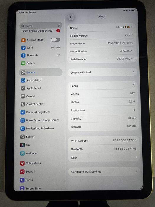 Ipad 10 th generation