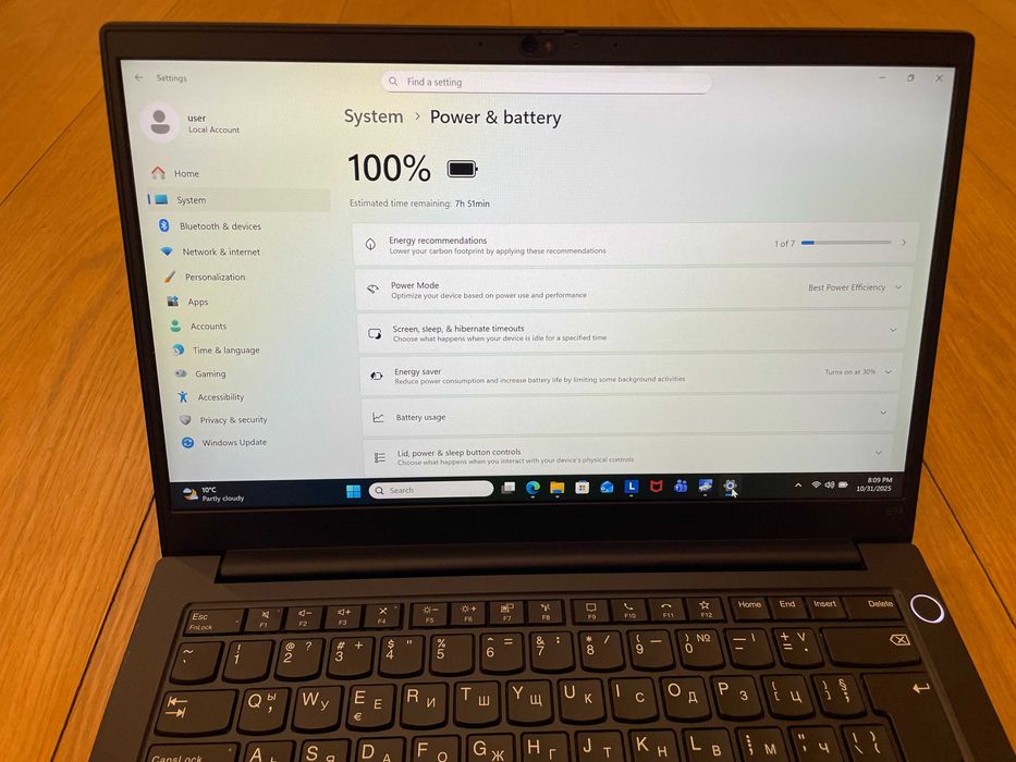 Супер запазен Lenovo Thinkpad Е14 - Ryzen5/16GB/512SSD