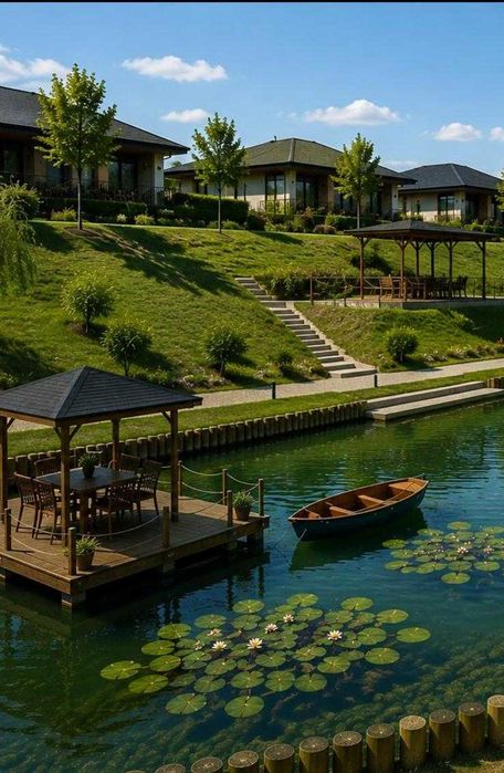 De Vanzare - Teren cu Lac Privat pentru Agrement si Investitie Imobiliara!