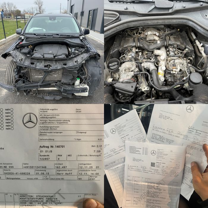 На части w166 Mercedes ML 350 cdi