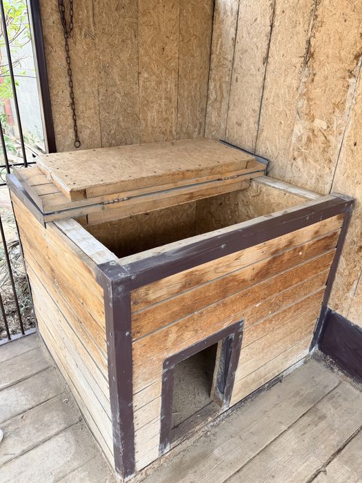 Вальер для собаки с утепленной будкой