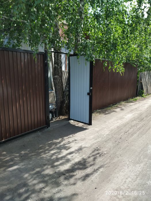 Забор Ворота из профнастила