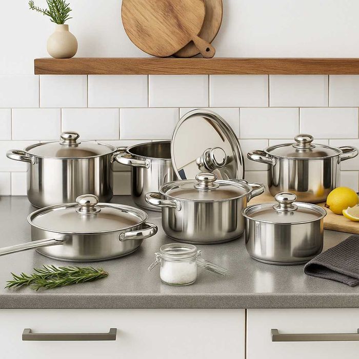 Професионален комплект тенджери Zeiplteir - 12 части