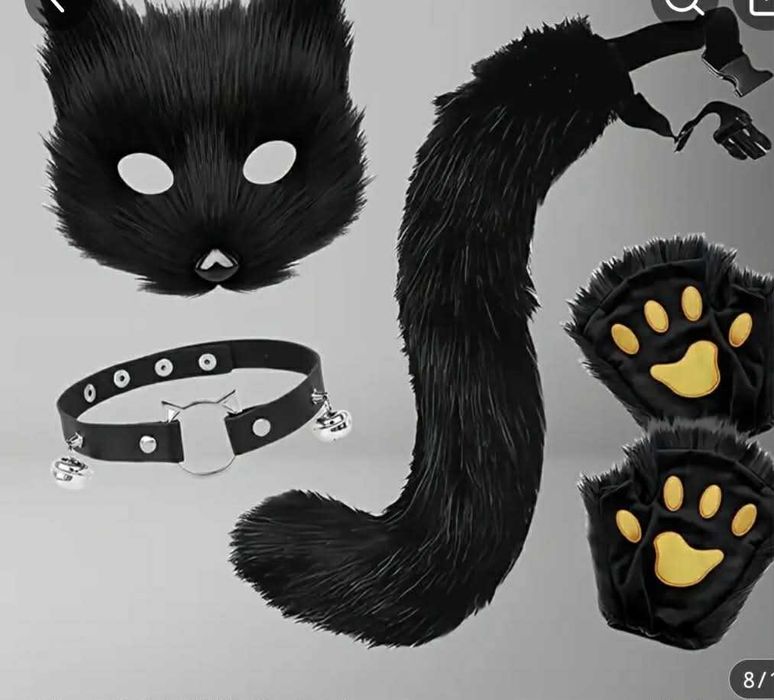 150 lei costum MASCA+ COADA ZGARDA+ LABUTE vulpe pisica catel lup soarece veverita motan capra ied cocos rata vaca sarpe taur bou albina gargarita