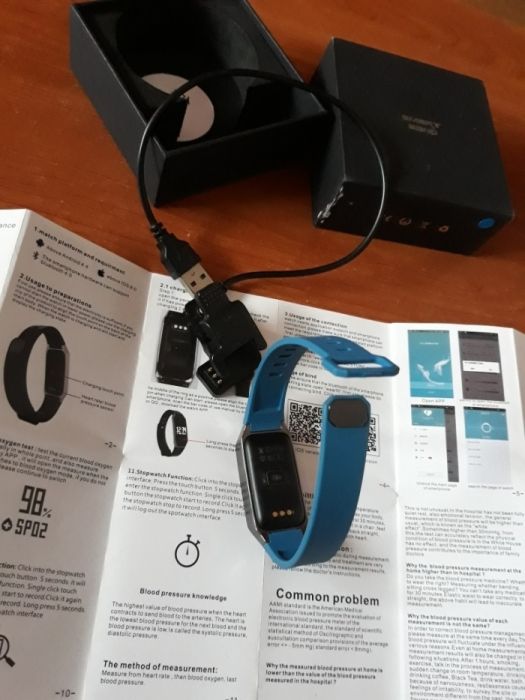 smart watch blue