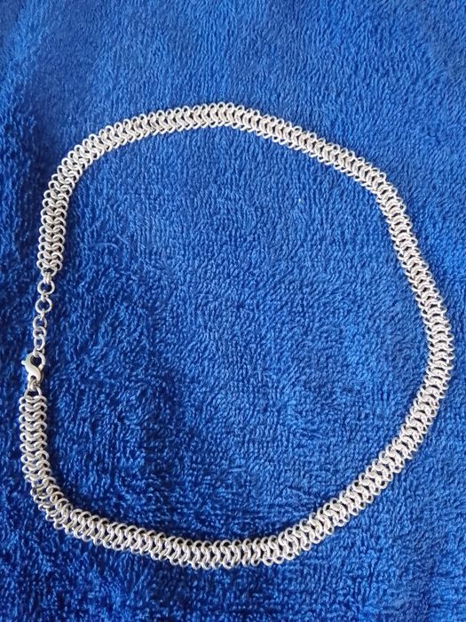 Lanț gros argint 925 model impletit