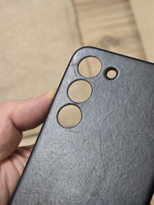 Husa Leather Case Samsung S23, piele naturala, culoare  neagra