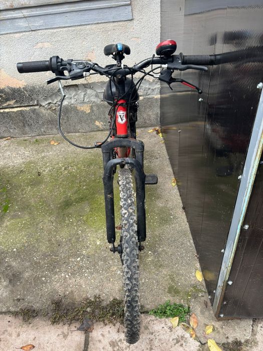 Bicicletă MTB cu motor pe benzină – funcțională