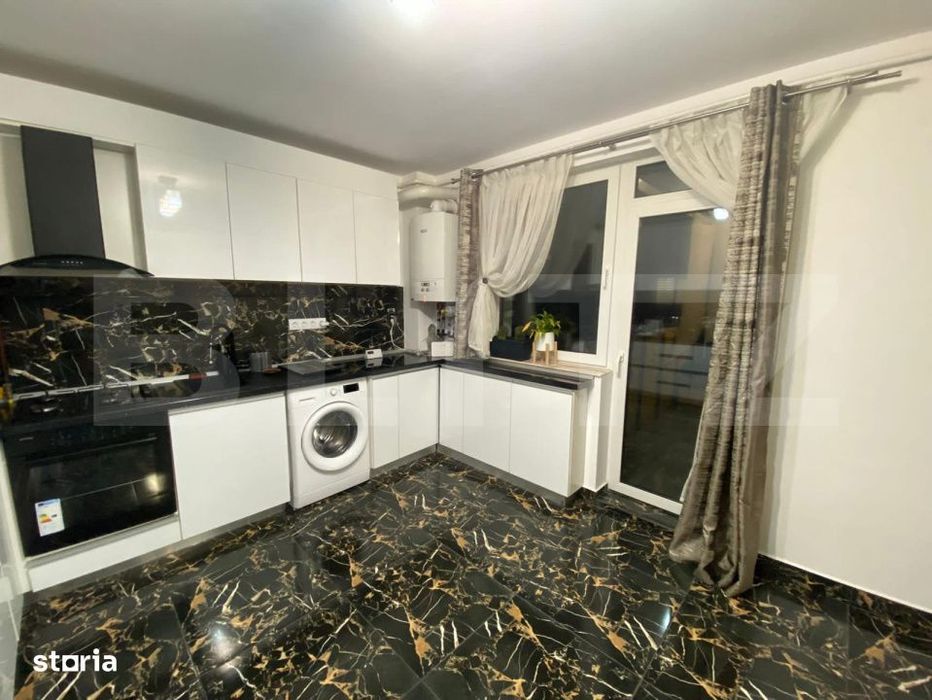 Apartament 2 camere mobilat si utilat de 54 mp, parcare inclusa, zona
