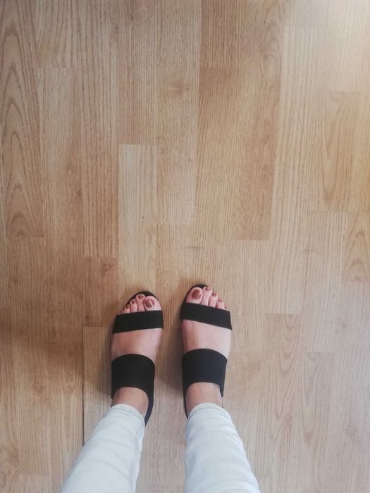 Sandale negre H&M 36