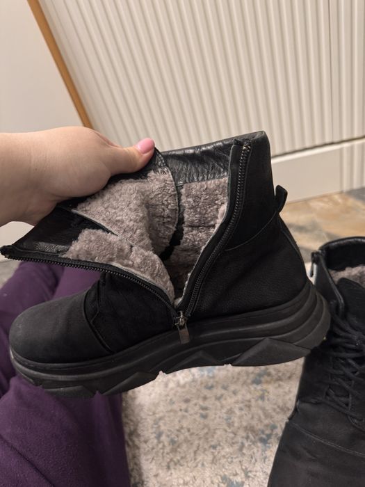 Зимние ботинки 39 размера натуралка