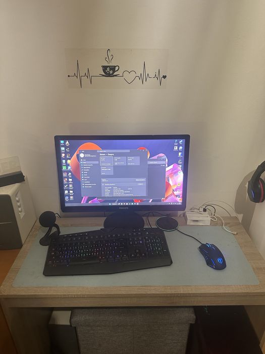 PC gaming Ryzen 5 5500 + GTX 1660 SUPER 6GB + MONITOR PHILIPS