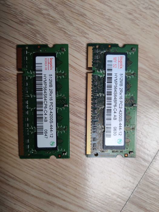 Hynix 512MB 2Rx16 PC2-4200S-444-12 Laptop Memory SO-DIMM