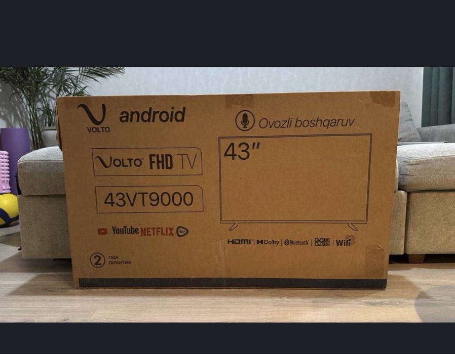 Телевизор Volto 43/9000 WebOS FHD новый