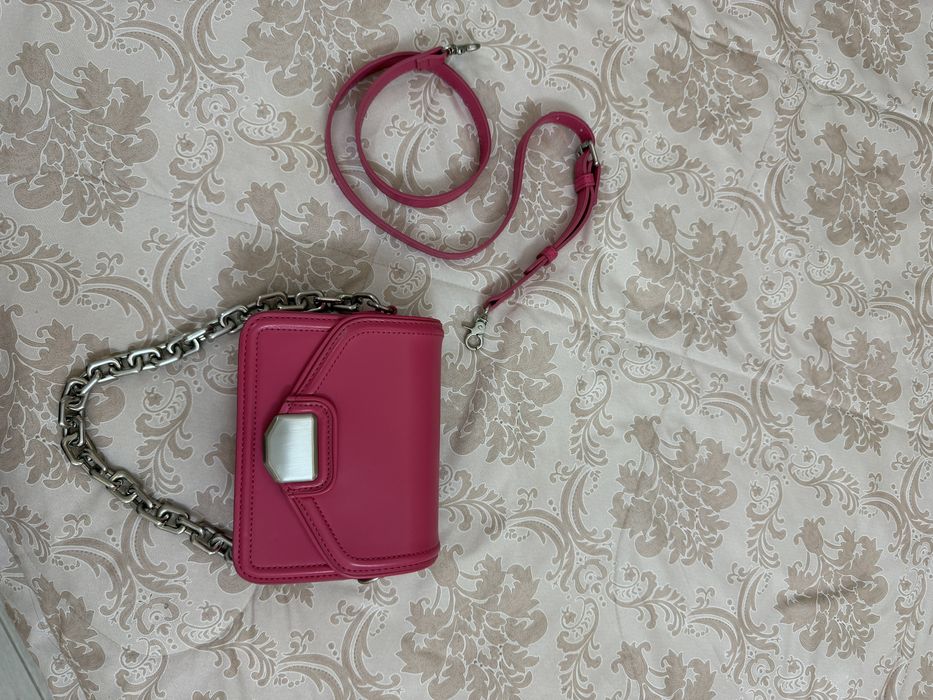 Розова чанта Зара