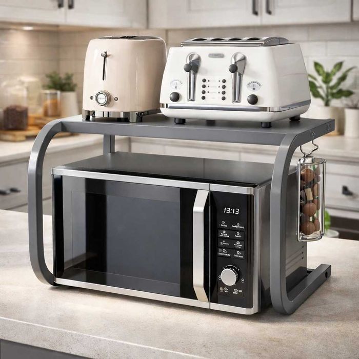 Поставка за микровълнова фурна, многофункционална, изработена от метал