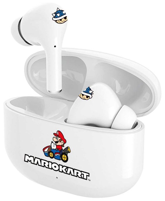 Casti earpods Mario Kart True Wireless Sound Bluetooth TWS cu carcasa