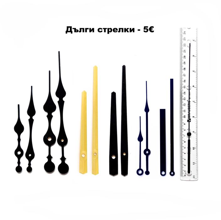 Безшумен Механизъм за Стенен Часовник с Плавен Ход.Качествени Механизми за Стенни Часовници с Дълга Ос/Резба.Смяна на Цъкащ Механизъм Стрелки 3D Цифри