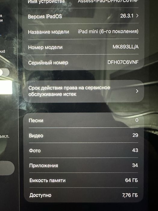 iPad 6 mini 7+