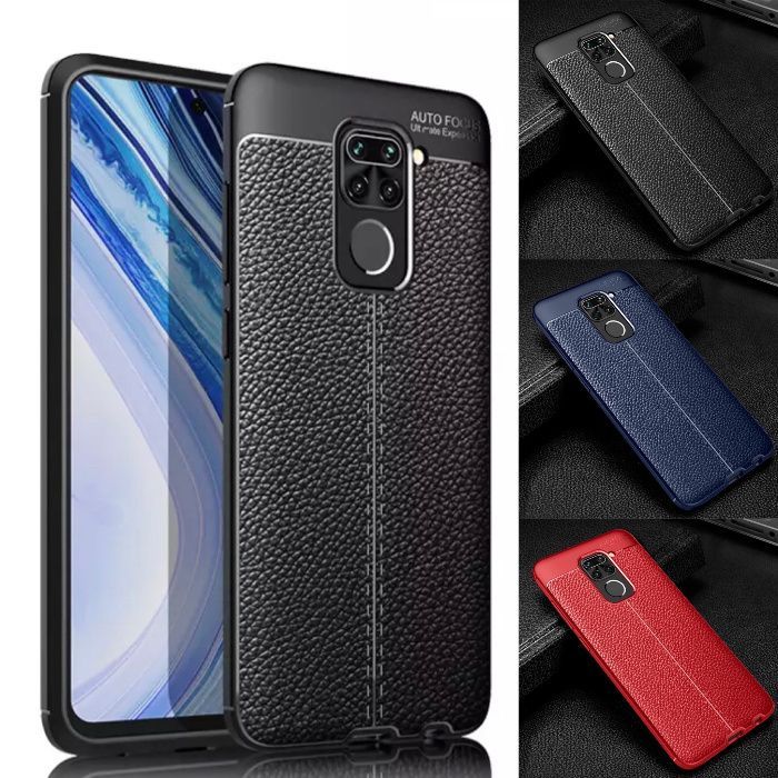 Bumper Antisoc model PIELE pentru Xiaomi Note 9, Note 9s, Note 9 Pro