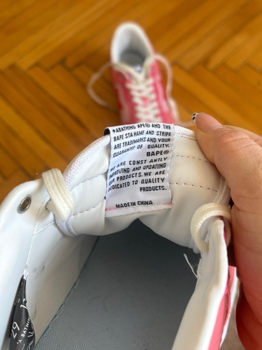 A bathing ape-Bape sta Pink reps