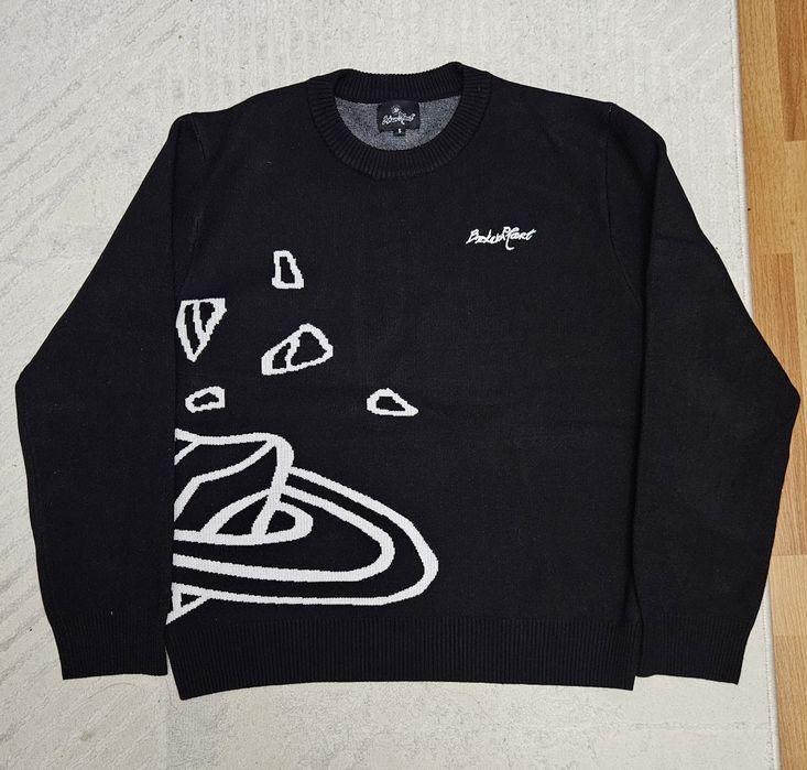 свитер BrokenPlanet черный, унисекс