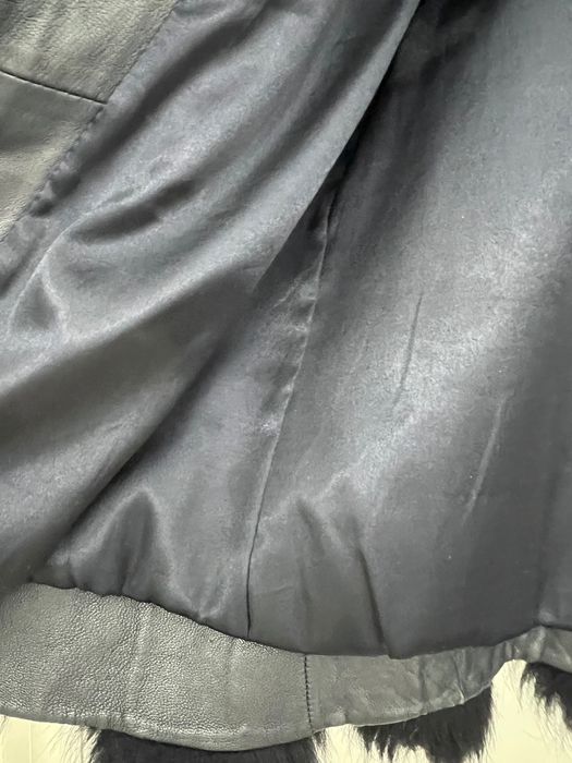 Vand blana de vulpe cu piele naturala