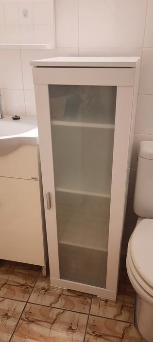 Dulap baie alb 116 x 35 x 37,5 cm