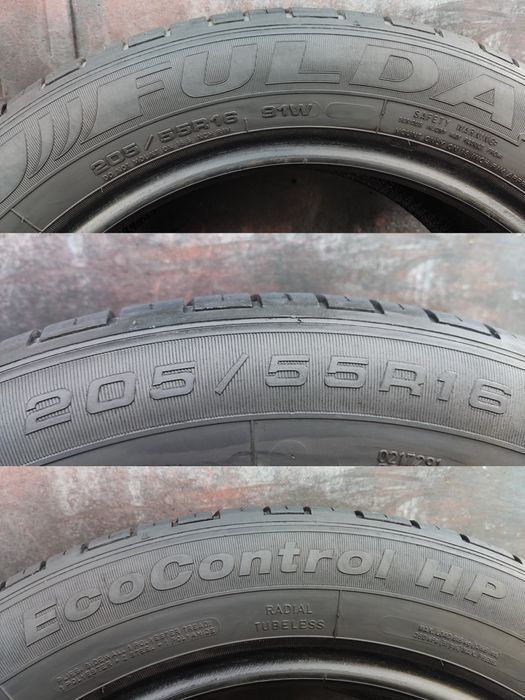 2бр. летни гуми 205/55/16 Fulda Eco Control HP
dot23