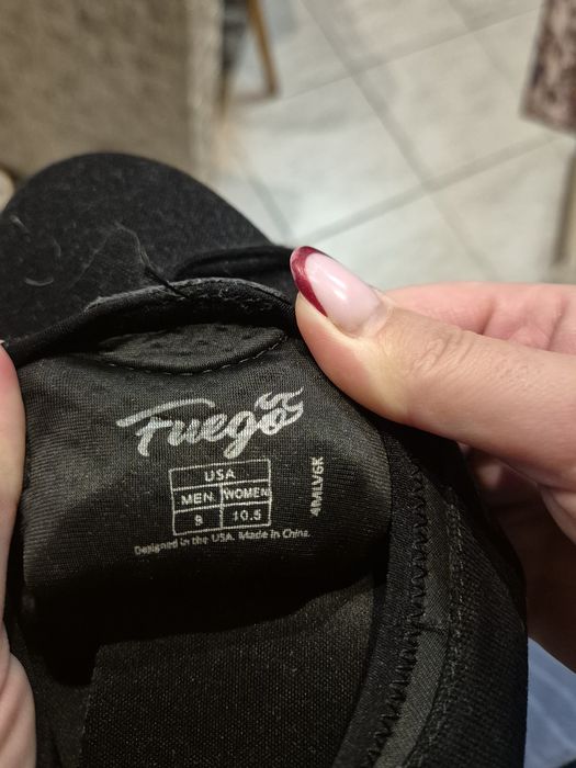 Pantofi dans Fuego Split Sole negri 42.5